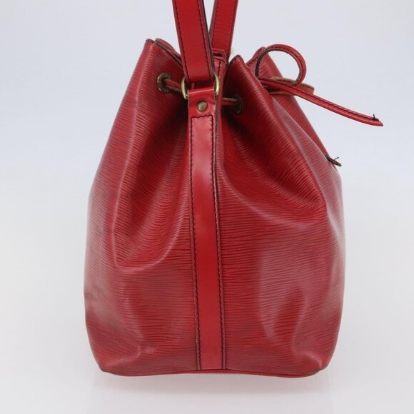 LOUIS VUITTON Epi Petit Noe Shoulder Bag Red M44107 LV Auth gh981 - Picture 5 of 16